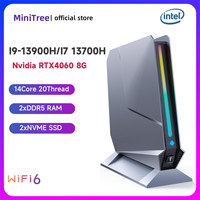 Nvidia RTX4060 GDDR6 8G Desktop Mini Gaming Computer Core i9-13900H 13Th Gen Gamer Mini PC Windows11 Pro 64GB DDR5 2TB NVME PCIE