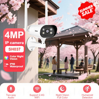 Srihome 4MP Security protection WIFI IP Camera 2.4GHz/5GHz Outdoor IP66 Waterproof Color Night Vision 2-Way Audio SH037
