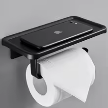 Matte Black ToiletPaper Stand