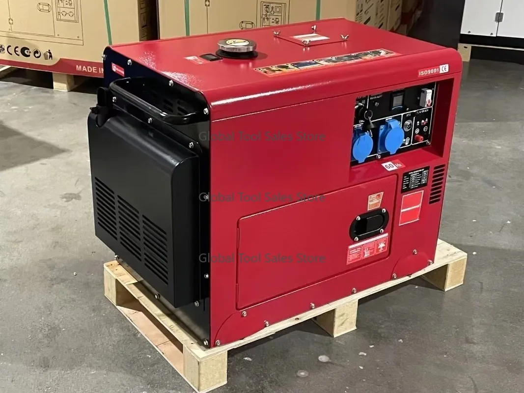 Super Silent 10kva 10kw Single Phase Di.esel Generator 50/60Hz with ATS Option Sound Proof 10KVA Generators