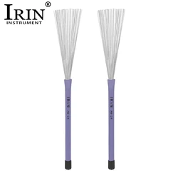 IRIN IN-24 Cajon Drum Brush Retractable Box Drum Steel Wire Brush Professional Percussion Instruments Parts & Accessories