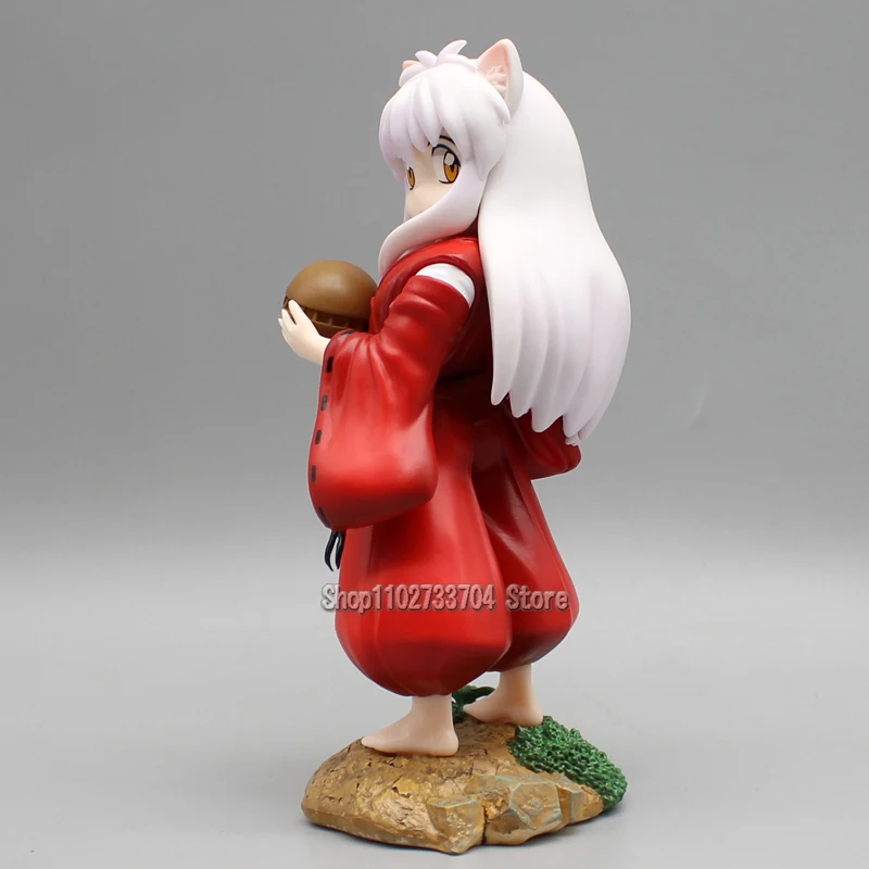 Anime Inuyasha Figures Cute Inuyasha Sesshoumaru Action Figures Children\'s Standing InuYasha PVC Model Collection Toys Gifts