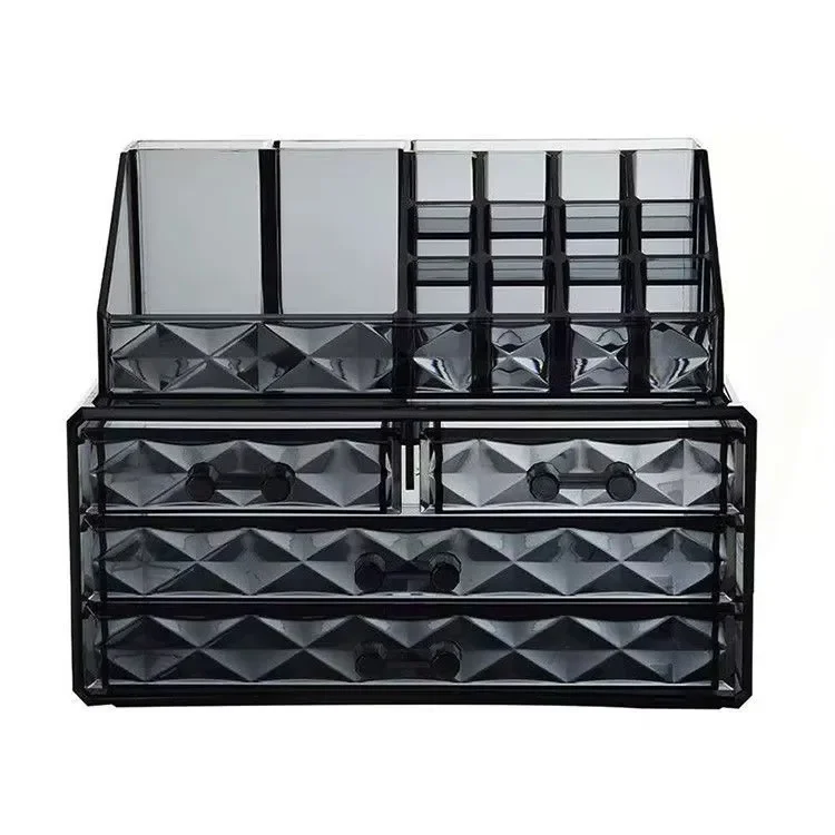 Sanrio Hello Kitty Drawer Makeup Organizer Makeup Brush Multifunctional Organizing Boxs Desktop Makeup Stationery Storage Box