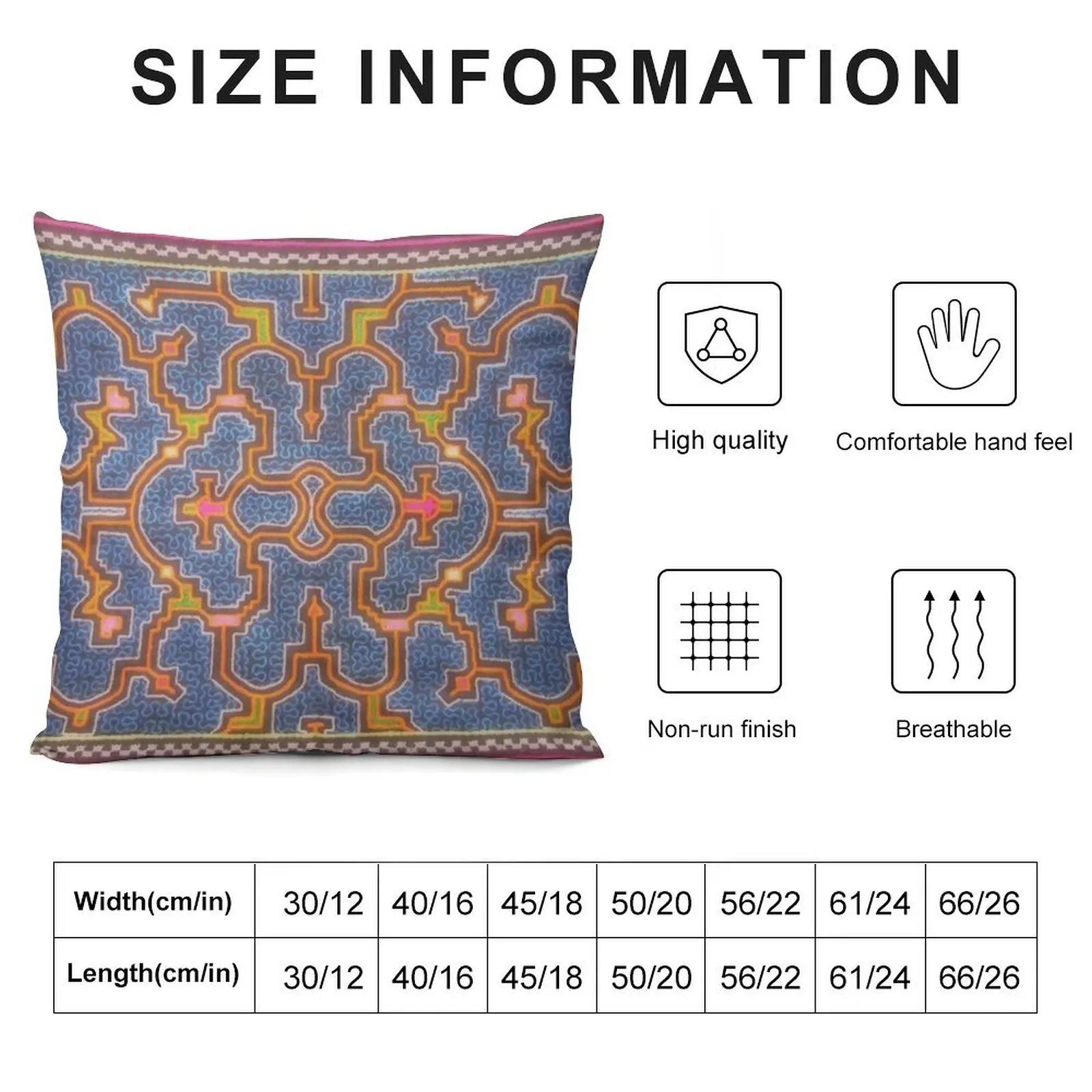 PERUVIAN SHIPIBO STYLE PATTERN PRINT SHAMAN ayahuasca Throw Pillow Pillowcases For Pillows Custom Cushion pillow