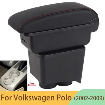 Pro Volkswagen Polo loketní opěrka pro VW POLO Mk5 6R Vento 2002-2009 úložný box autopříslušenství jednoduchá instalace 10 nejlepší prodej Konzola VW Polo - №8