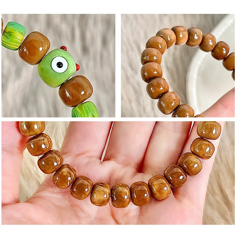 Exquisite Natural Bodhi Seed Kuk Bead Bracelet Designed Accessories Unisex Prayer Beads for Collecting Gifts