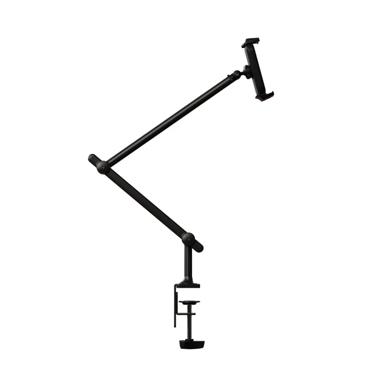 Flexible Adjustable Clamp Desktop Tablet Holder 360 Rotation SPCC Metal Plastic For 4.7-12.9 Inch PC