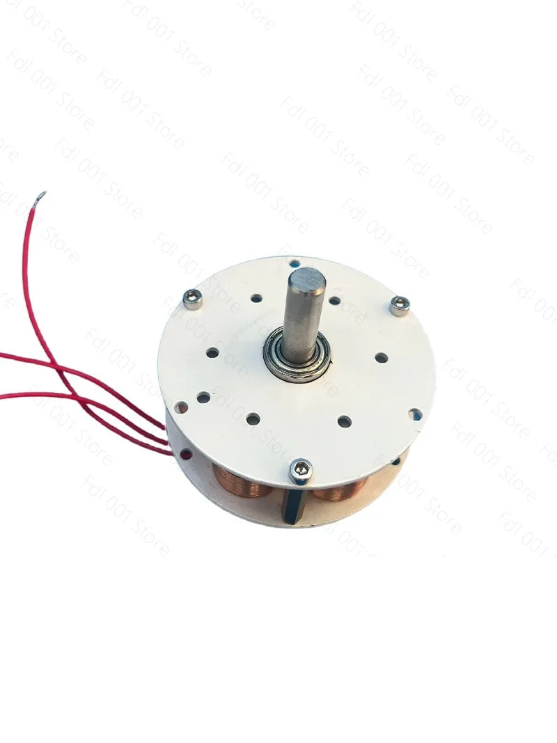20W Disc Alternator, 65x25mm Low RPM High Power Permanent Magnet Generator, Multi Pole Core