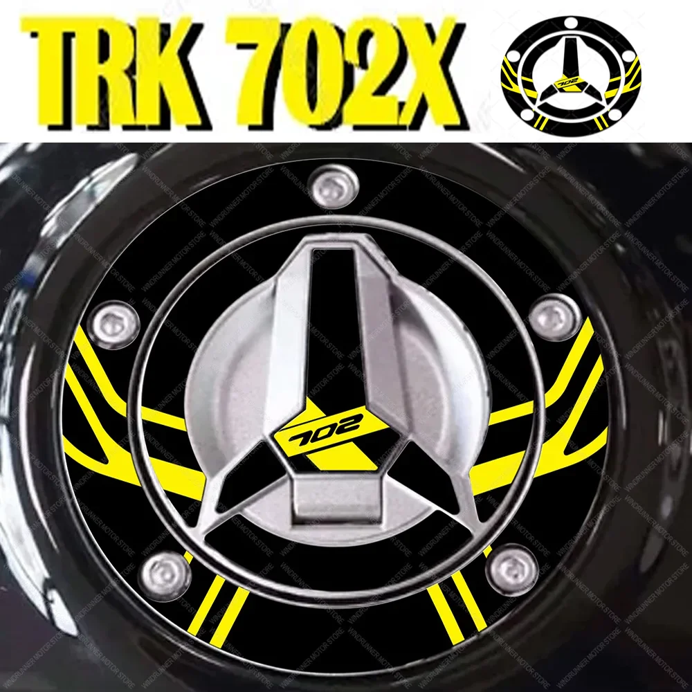 Для TRK 702X TRK702X аксессуары для мотоциклов водостойкая защитная наклейка на крышку топливного бака 3D защитная наклейка из эпоксидной смолы