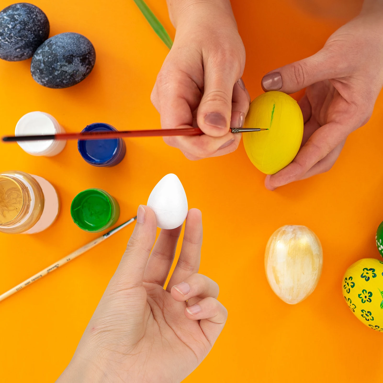 100pcs Water DROP Shape ลูกบอลโฟมดอกไม้ Center Crafting รุ่นตกแต่งที่ยังไม่เสร็จโฟม DIY หัตถกรรมปลอดภัยวัสดุ