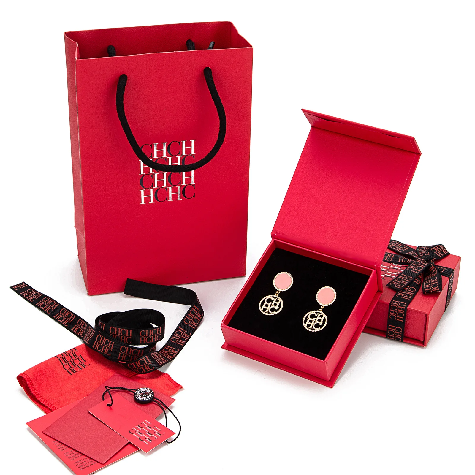 أقراط متدلية على شكل حرف CHHC 2026 للنساء، زركونيا مطلية بالذهب، هدية مجوهرات أنيقة بسيطة، اسم شخصي #4