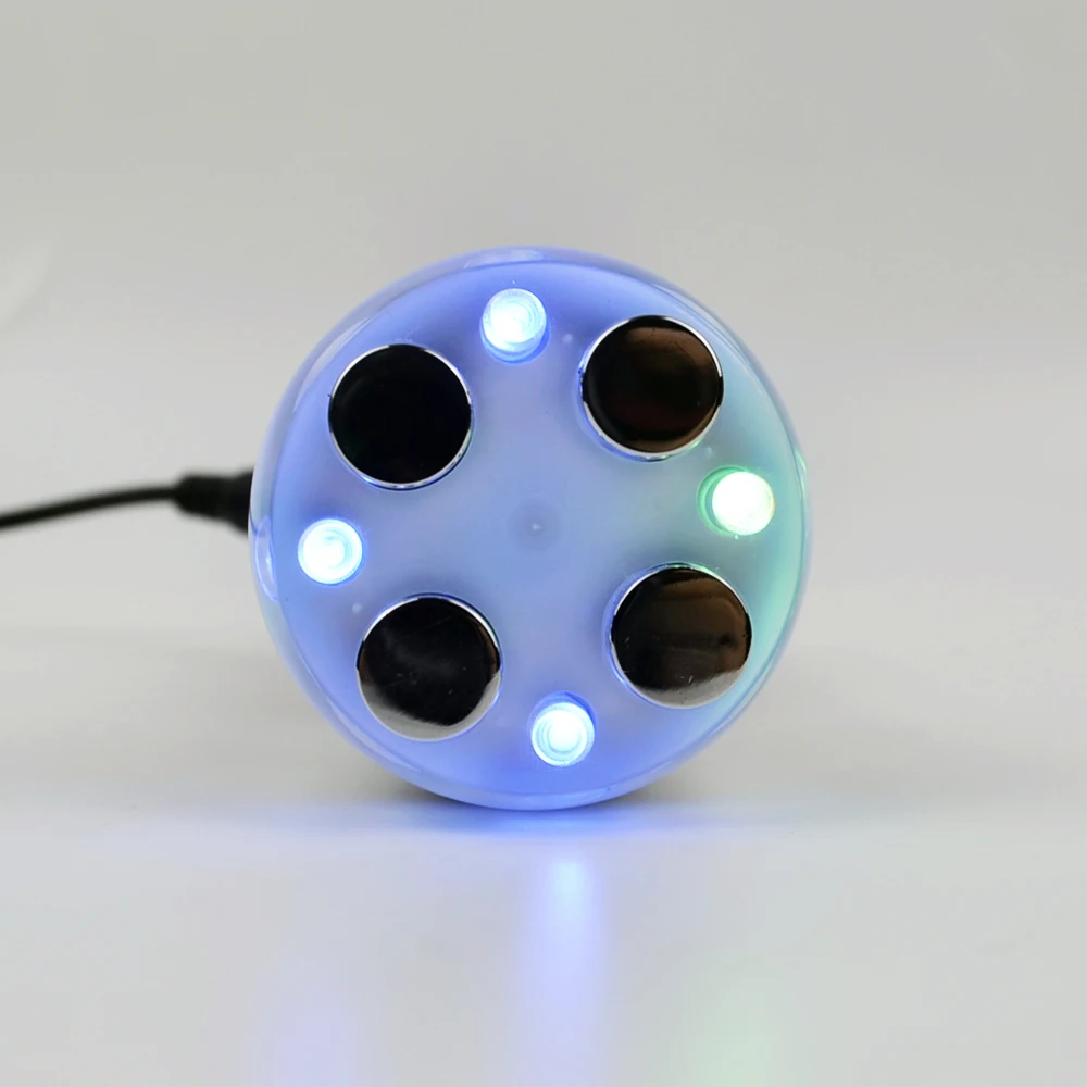 المحمولة بوتون العلاج بالضوء شد الوجه لا إبرة مايكرو الحالي العناية بالبشرة جهاز تدليك الجسم