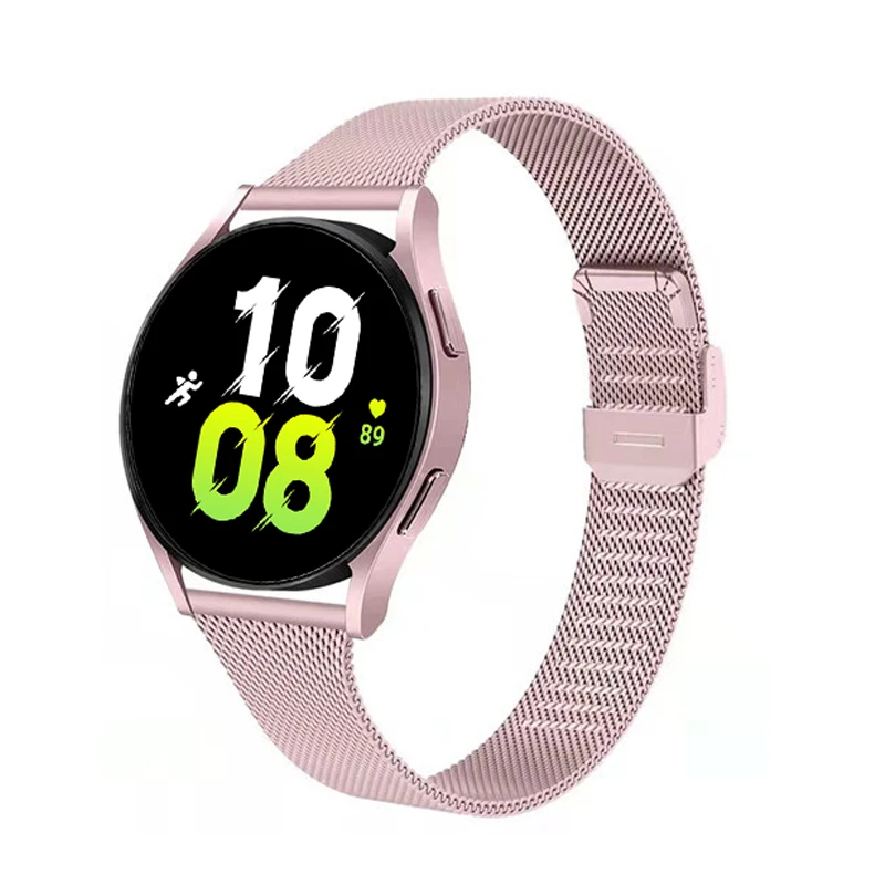 Slim Milanese Loop For Samsung Galaxy Watch 5Pro 45mm/4 Classic 42 46mm Stainless Steel 20mm Strap For Samsung Watch 4 5 40 44mm