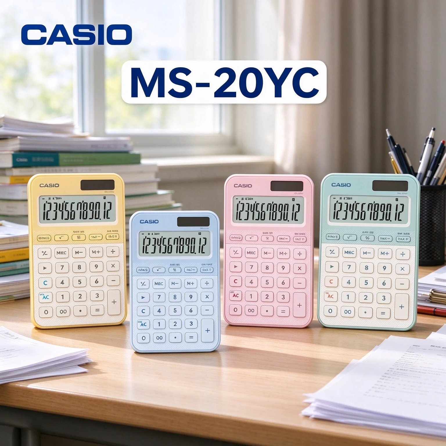 Casio /Student Calculator /Cost Calculator DX120B/GX12B/MS20YC/SL310YC/fx82E Simple use for math test daily billing