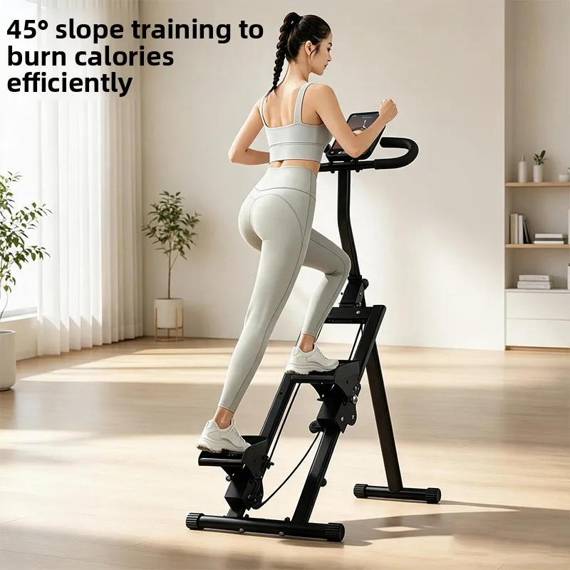 Rowing Machine Home Silent Dual Track Hydraulic Stair Climbing Machine Gym Equipment Indoor Workout Fitness Equipment Indoor