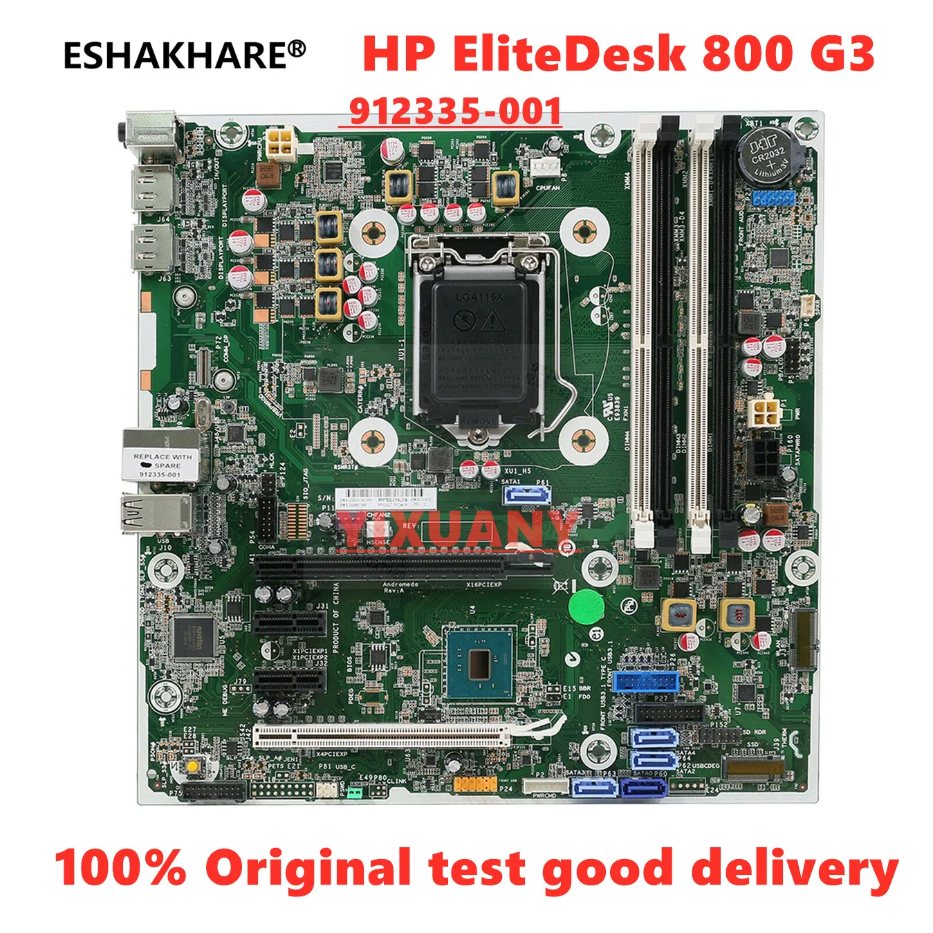 

912335-001 912335-601 901014-001 Motherboard For HP Elitedesk 800 G3 Motherboard LGA1151 DDR4 Q270 Mainboard 100% Tested