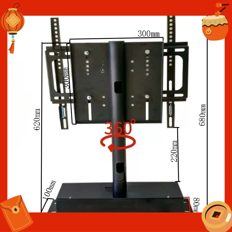 Graders Modern Giratory  Living Room Divider, Pared , Table Sport/Manually Rotate The Rectangular Base