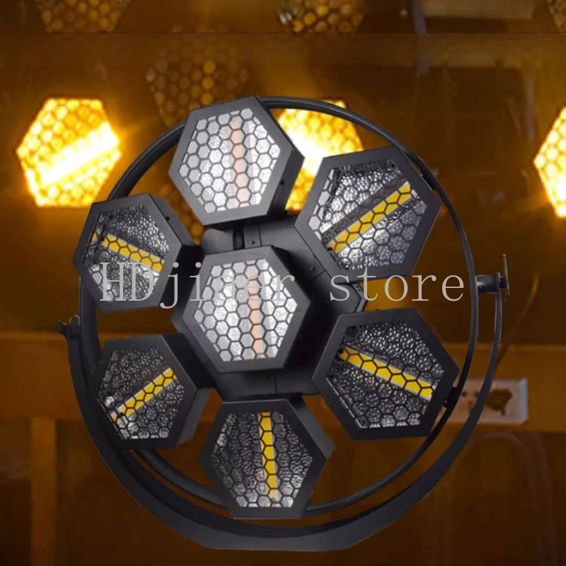 أداء ضوء فلاش دي جي فلاش بار ضوء إحترافي صوت المنشط KTV 7 بكسل أضواء الرجعية