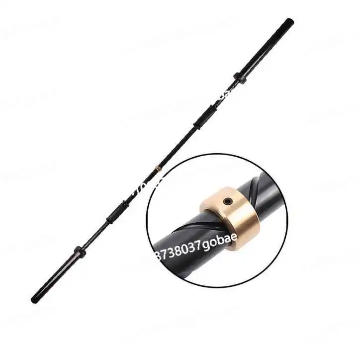 High Quality Professional Fitness Squeeze Barbell 20KG 2.2m Weightlifting Powerlifting Strength Training Technical Barbell Bar