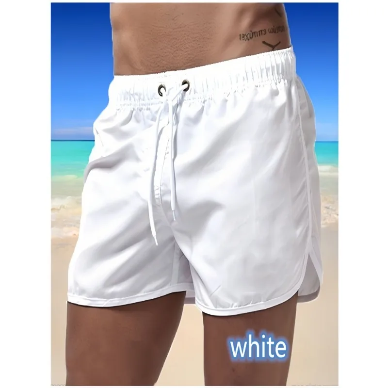 Running Shorts Summer Gym Sportswear Men Jogging Outdoor Sports Shorts Fitness Man Quick Dry Breathable Swim Beach Shorts