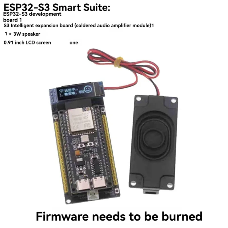 AI صوت الدردشة روبوت ESP32-S3 مجلس التنمية مع شاشة OLED 0.91 بوصة Deepseek Forstudent اللوحة الأم التعليمية