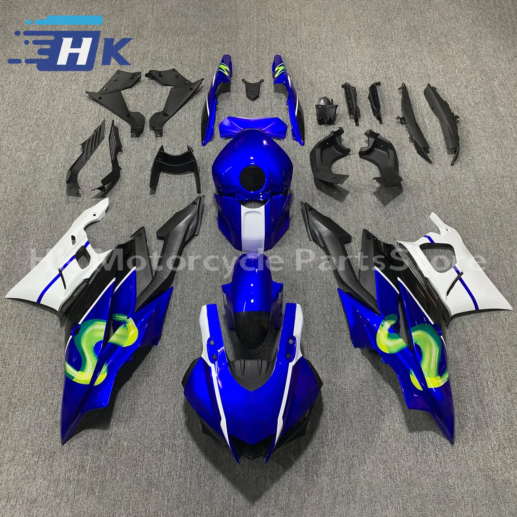 Fit For YZFR3 R25 19 20 21 22 23 Fairing Kit YZMZHA YZFR3 2019 2020 2021 2022 2023 Motorcycle Fairings ABS Injection Cowling New