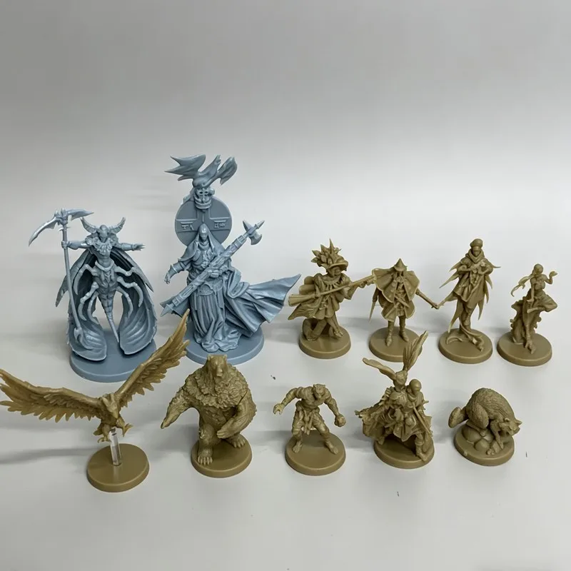 Pack de Miniaturas de Juego de Mesa Necromancers Monks Druids Heroes & Monster Massive Darkness 2, Accesorio para TRPG