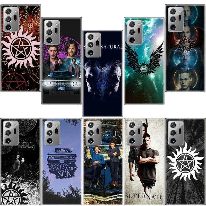 Capa de Celular Babaite Supernatural SPN Dean e Sam para Samsung Galaxy S25 Edge S24 S23 FE S22 S26 Ultra S21 S20 S10 Plus