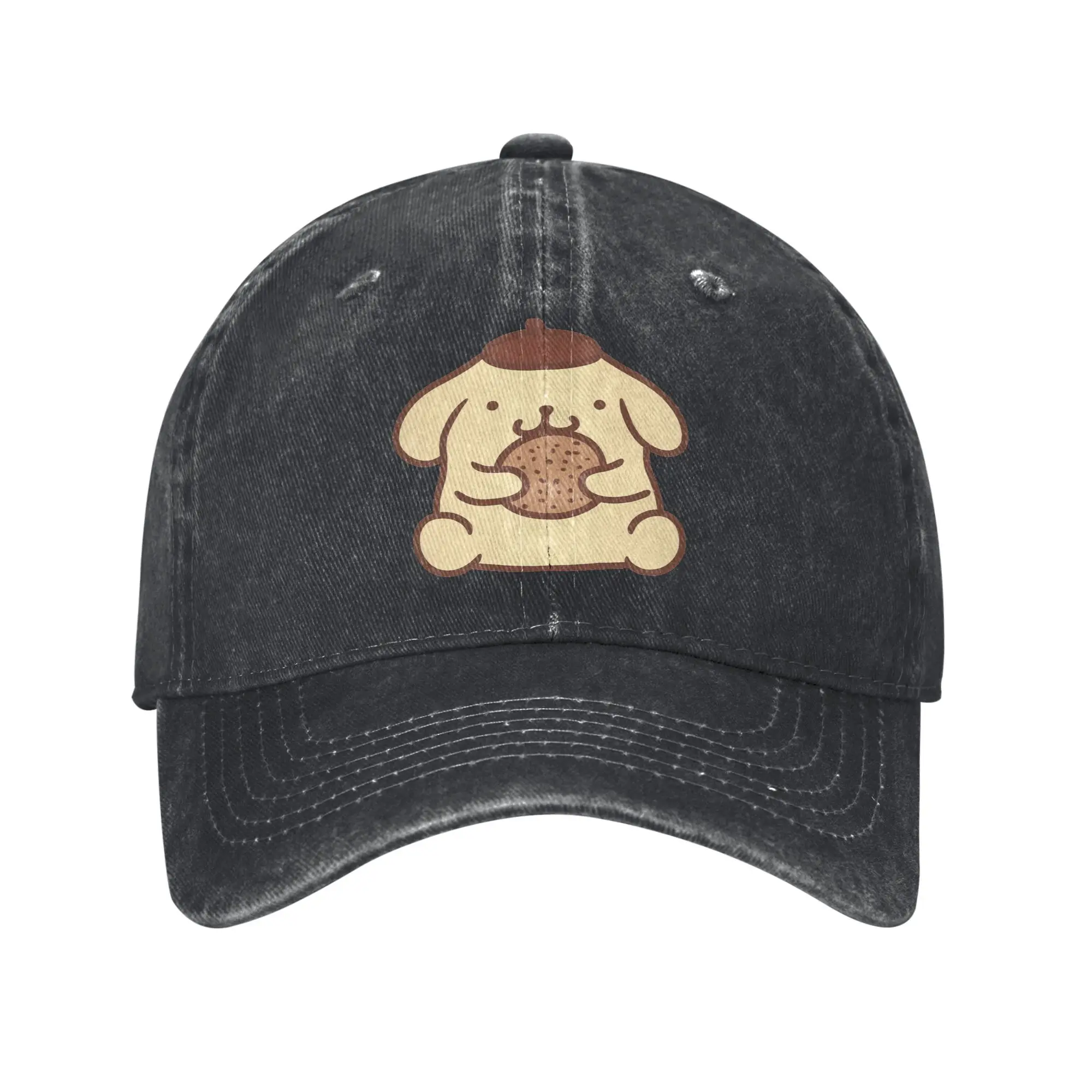 

Бейсбольная кепка Pom Purin Cookie Time Sun для женщин и мужчин, шляпа дальнобойщика с принтом, летняя повседневная спортивная солнцезащитная кепка Snapback для спорта на открытом воздухе