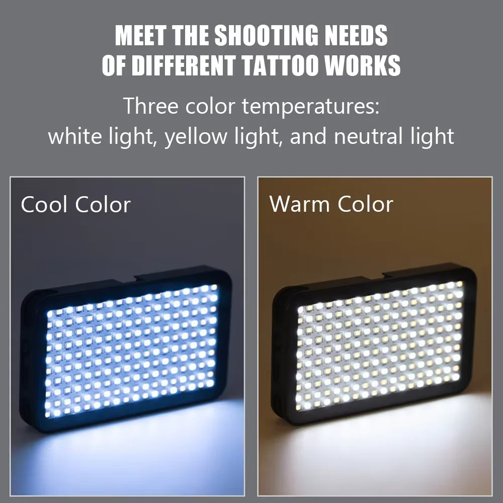 120 LED الخرز الوشم الاستقطاب ضوء مرشح مع 52 مللي متر Cpl الهاتف المحمول عدسة الوشم رؤية الاستقطاب نظارات التصوير الخفيفة