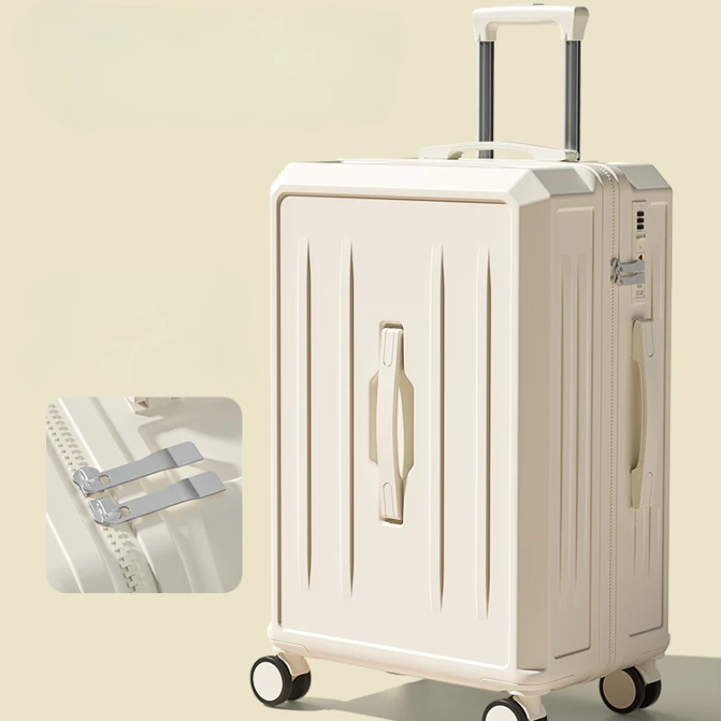 2024 nieuwe koffer met grote capaciteit voor dames 28-inch trolleykoffer Student Travel Lockbox Stil universeel wiel