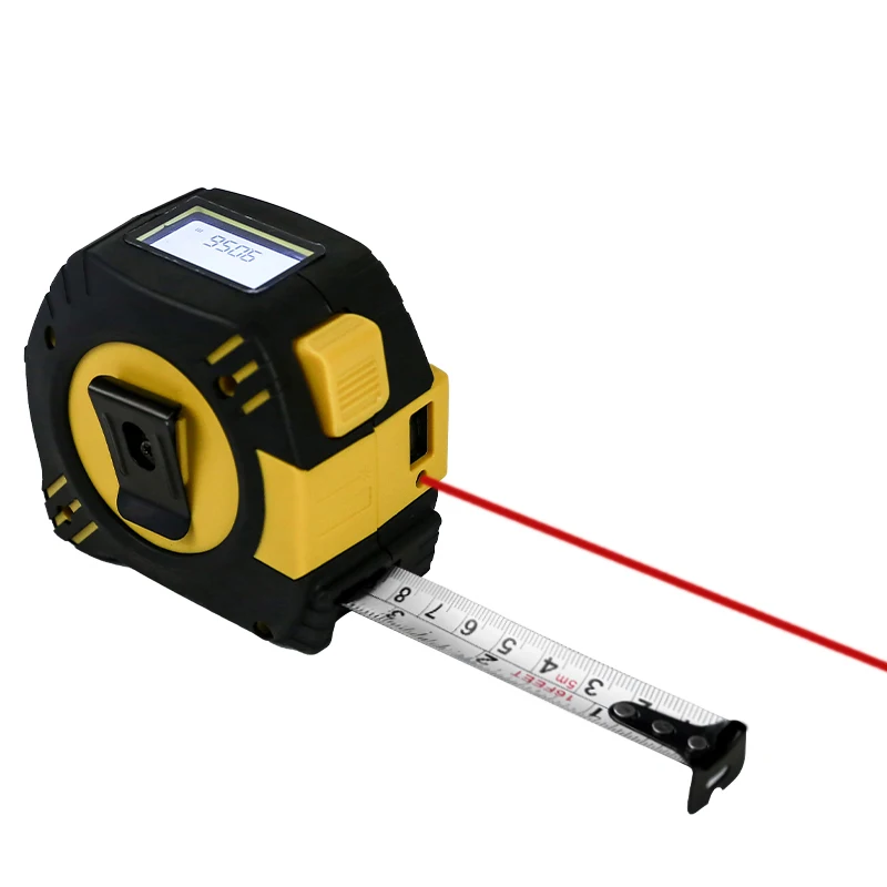 

2in1 Multifunction Laser Tape Rangefinder Rechargeable 80m With 5m Tape LCD Display With Backlight Laser Distance Measure