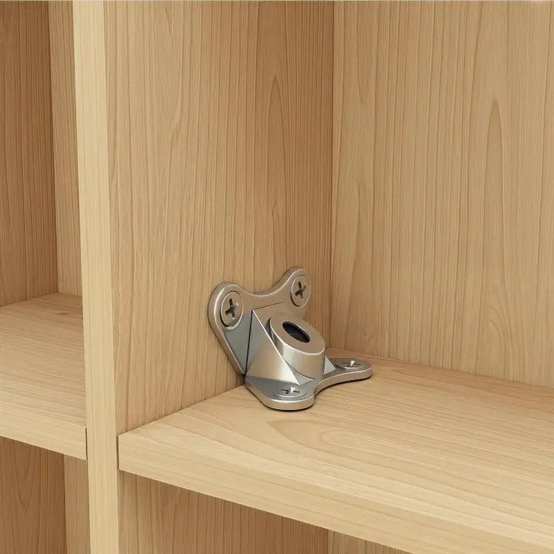 L Shape Bracket Stable Furniture Connector Cabinet Shelf Support With Hardware Kit