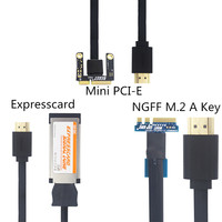 EXP GDC Beast HDMI-compatible to NGFF M.2 A key Cable / Mini PCI-E /Expresscard Cable for Laptop External Graphics Card