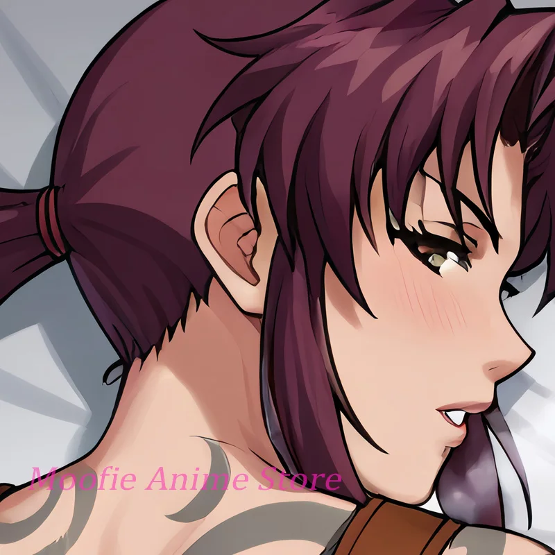 Body Pillowcase Revy Dakimakura Anime Life-Size Double-Sided Print 2WAY Pillow Cover