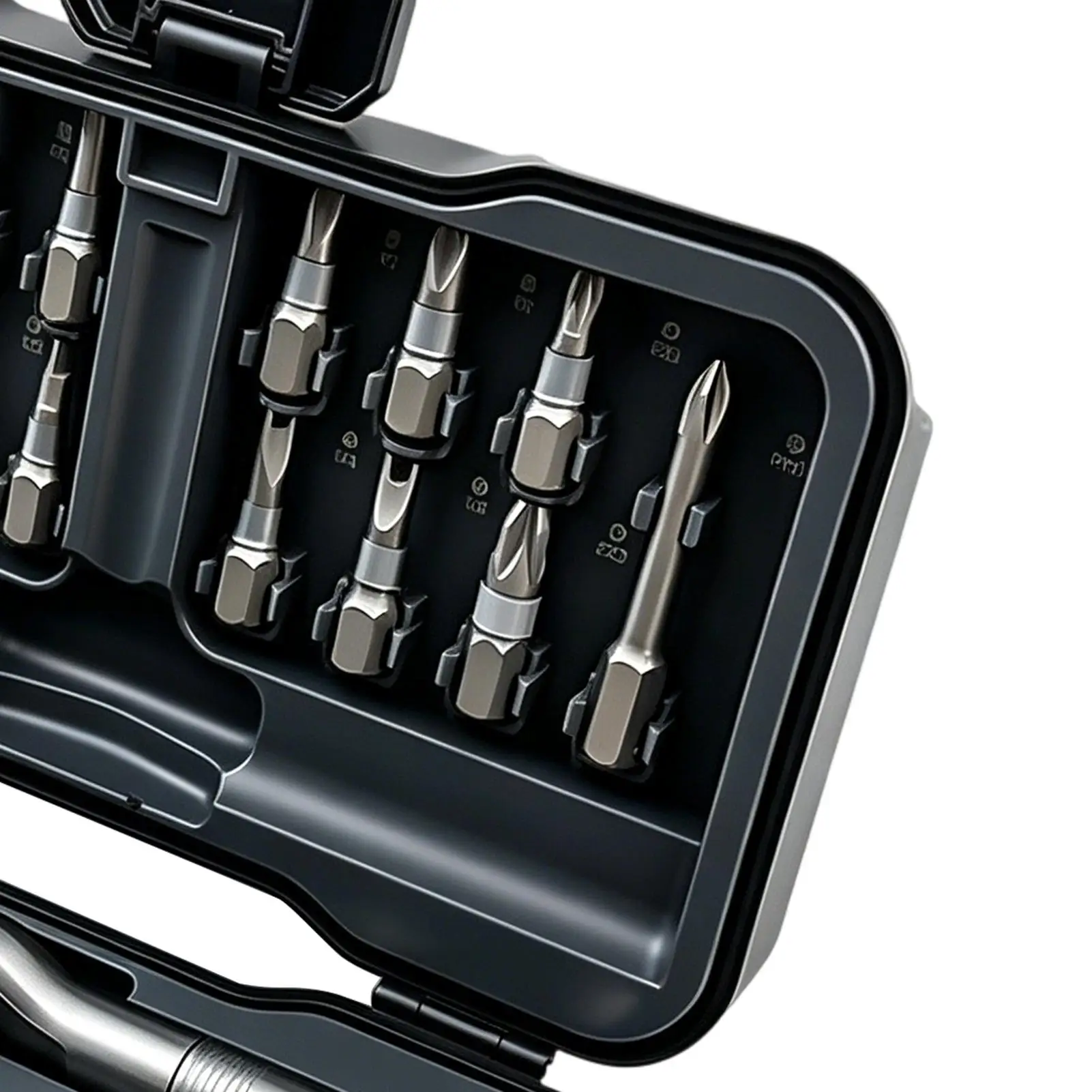 

Ratcheting Screwdriver Set Pocket-Sized Tight Spaces Tool Small Ratcheting Screwdriver Bits For Homeowners Hobbyists Model