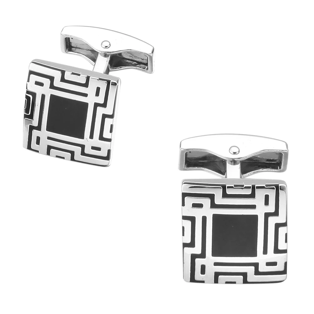 Quality Metal Baking Paint Men's French Shirt Cufflinks Wholesale Custom Made Cuff Top Grade Business