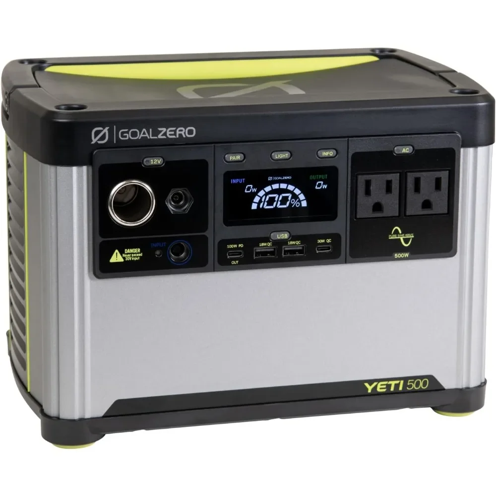 Portable Power Station, Water Resistant & Dustproof Solar Generator for Outdoors, Camping, Tailgating, & Home,Generator