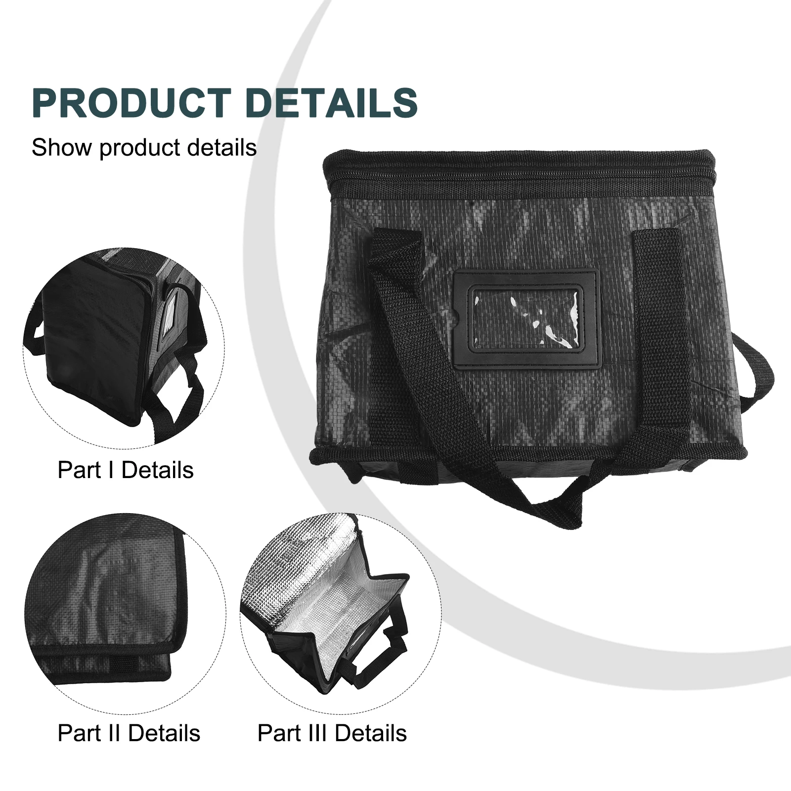 16L/28L/50L/70L Insulated Car Portable Lunch Cooler Folding Insulated Picnic Ice Bag Picnic Camping Tin Foil Food Bag