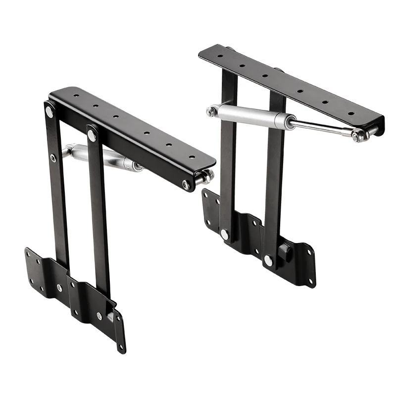 

1 Pair New Coffee Table Lifting Frame Folding Lift Up Top Mechanism Hydraulic Buffer Hinge Hardware Set Bear More 50Kg