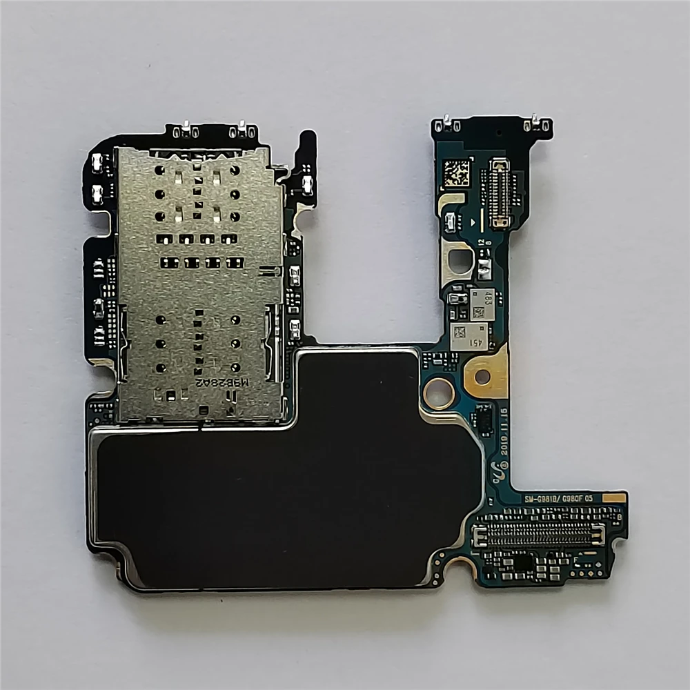 Imagem -05 - Reposição Desmontado Placa-mãe para Samsung Galaxy S20 Sm-g980f Europa Versão Acessórios 1pc Peças de