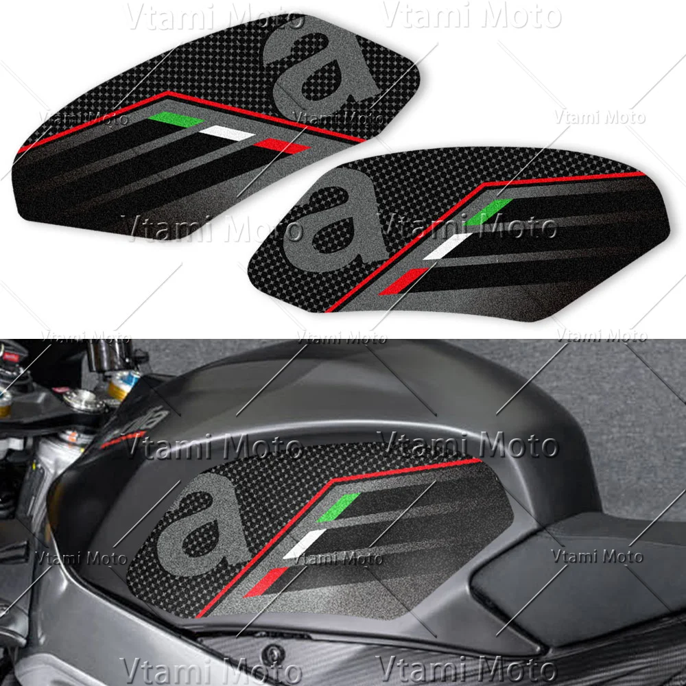 Motorcycle Tank Sticker Fuel Tank Traction Pads Protection Decals For  Aprilia RSV4 2010-2021 Tuono 1100 2015-2020