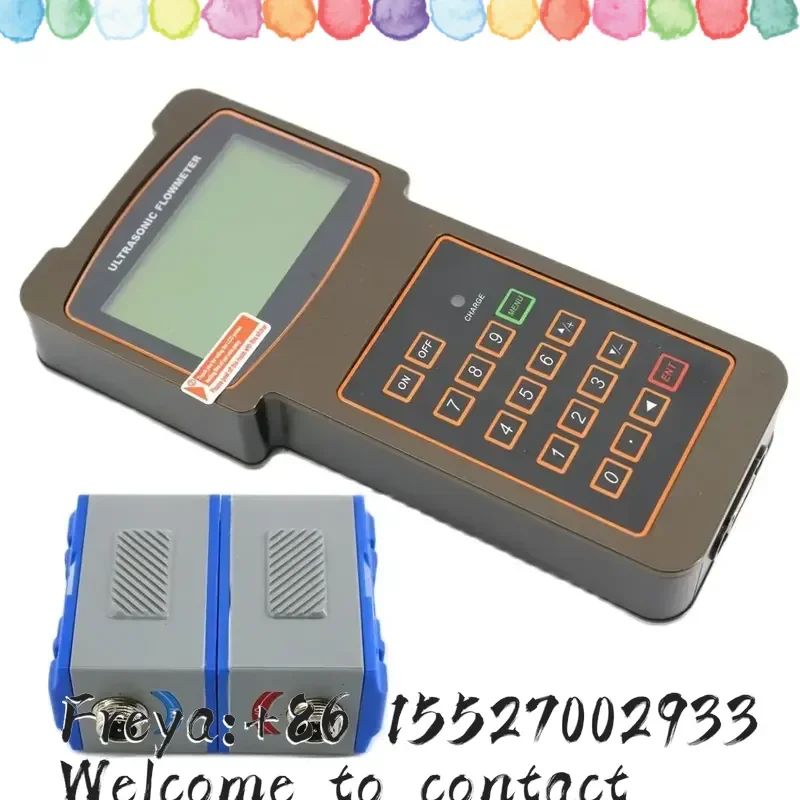 TUF-2000H Digital Ultrasonic Flowmeter with TS-2 TM-1 Transducer for Pipe Diameter 15-700mm Liquid Flow Meter