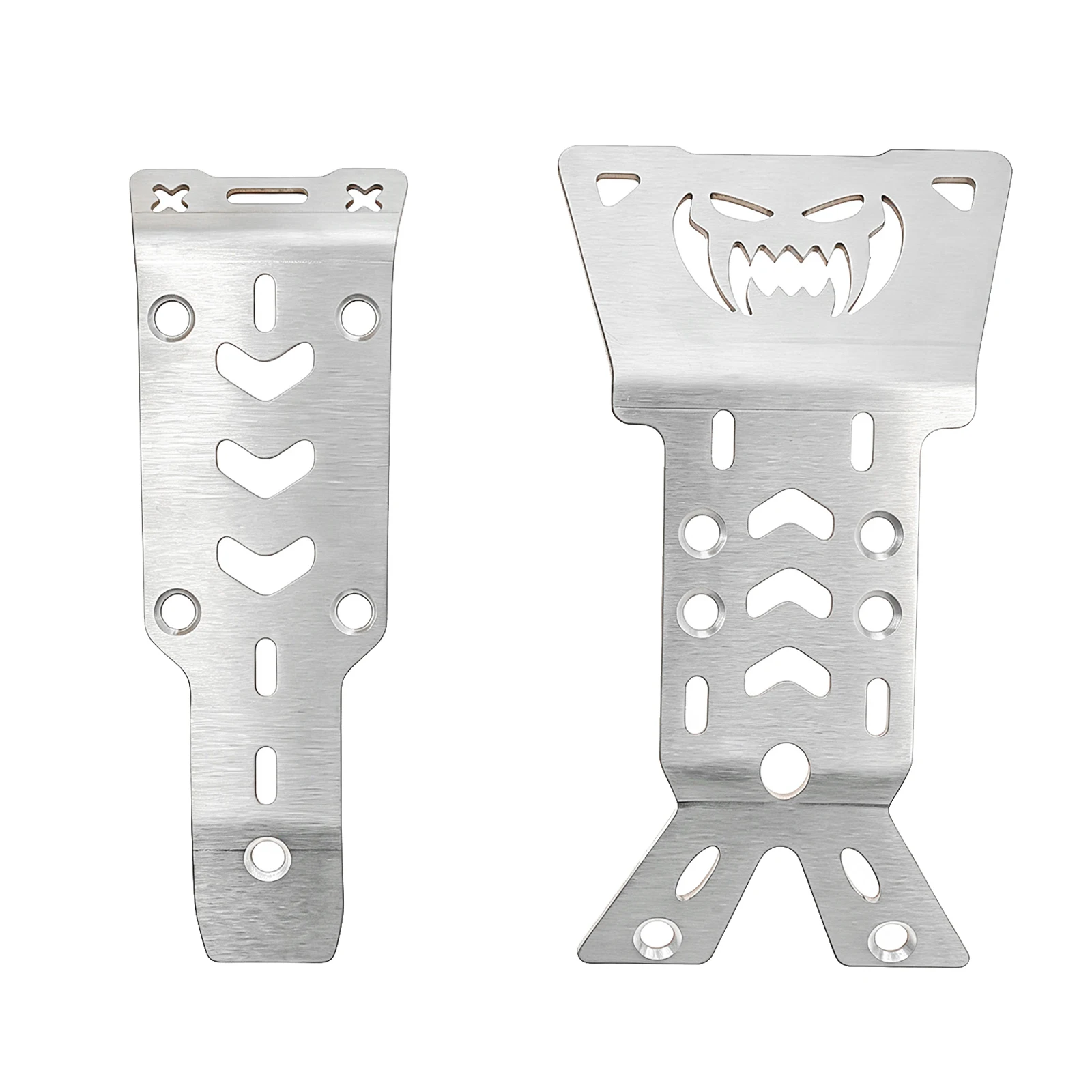 Stainless Steel Chassis Armor Skid Plate 1/10 For MJX Hyper Go 10210 RC Car Protection Guard Upgrade Parts