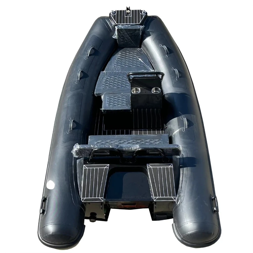 Kleines Beiboot, 11 Fuß, tiefer V-Rumpf, Hypalon/PVC, Speed Sport, starres Schlauchboot mit Aluminiumrippe
