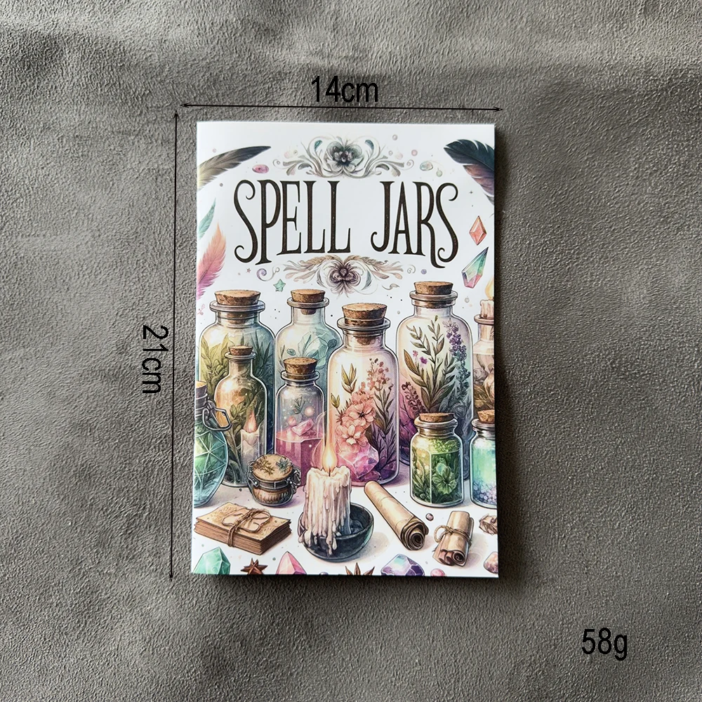 Spell Jars Volume 1 Grimoire and Book Of Shadow Pages 21 Pages collection of 20 powerful spell jar recipes