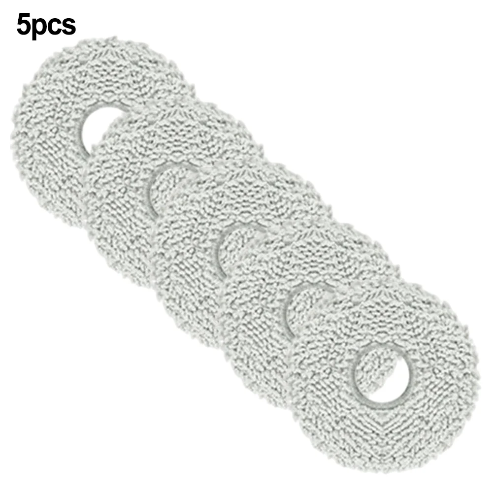 Replacement Mop Cloths for ECOVACS For Deebot T50 PRO Robot 5 Pieces Microfiber Pads for Enhanced Cleaning Performance