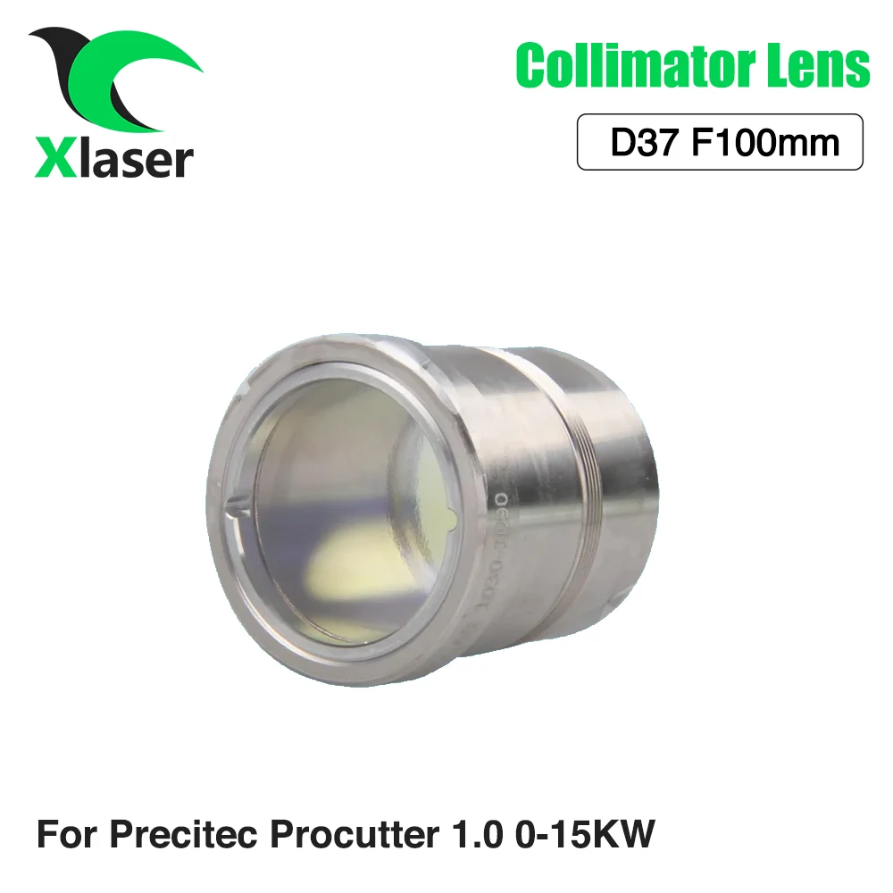 Lente colimadora XLaser Precitec D37 F100 con soporte para cabezal de corte láser de fibra Precitec ProCutter 1,0 0-15000W