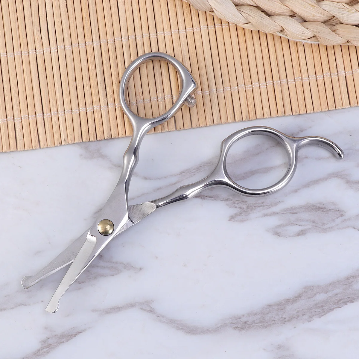 

Stainless Steel Pet Grooming Scissors Dog Hairdressing Tools Thinning Trimming Cutting Tools For Animals Silver Color Durable