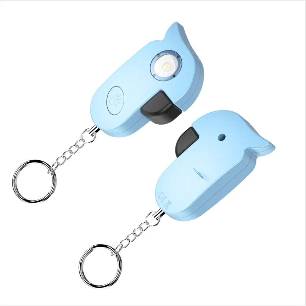 على شكل طائر مكافحة الذئب إنذار المفاتيح المحمولة الشخصية الطوارئ صفارة الإنذار عبر الحدود بصوت عال مقاوم للماء جهاز الدفاع عن النفس للنساء #4